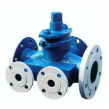 3 Way Bitumen jacketed plug valve