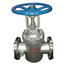 Stainless steel full jacket gate valve