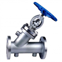 Y type jacketed globe valve