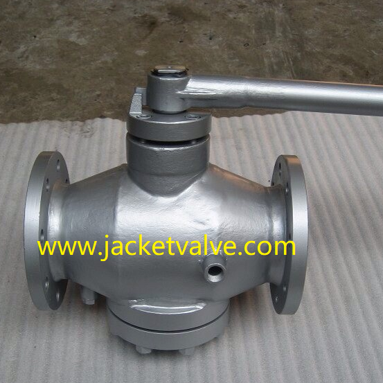 High temperature 2 way jacketed plug valve 1