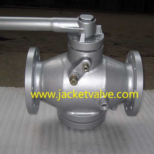 High temperature 2 way jacketed plug valve 2