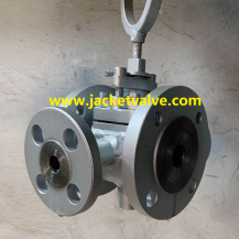 Molten sulphur sulfur jacketed plug valve