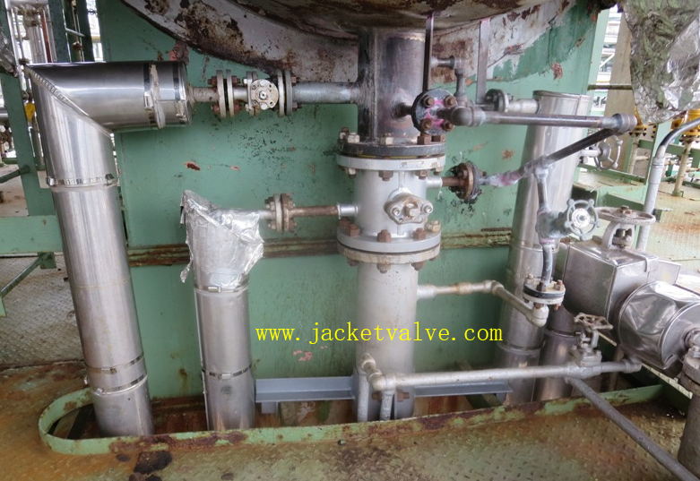 jacketed ball valve application