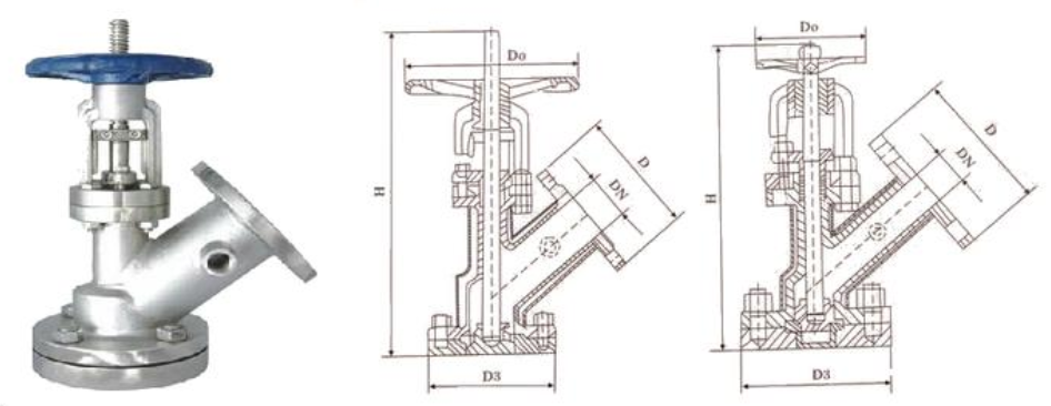 Flush bottom jacketed discharge valve 