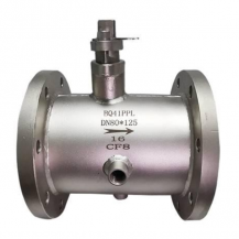 Fully jacketed jacket ball valve