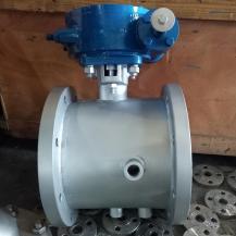 Jacketed ball valve flanged end Class 150LB