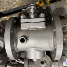 304 316 Flanged jacketed plug valve